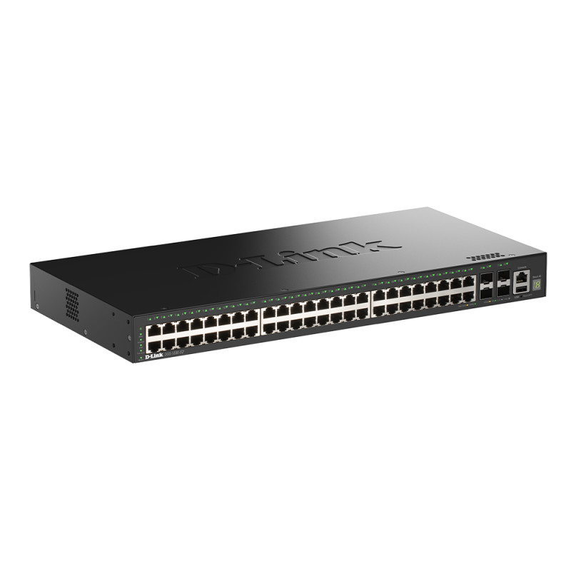 D-Link DGS-1530-52/E 48 Portov GE + 4 Porty 10G SFP+ Smart Managed Switch
