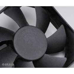 prídavný ventilátor Akasa 80x80x25 black OEM H