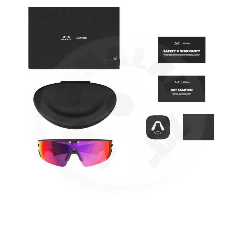 GOOGLE - Meta Oakley Vanguard prizm road Lenses, black Frame