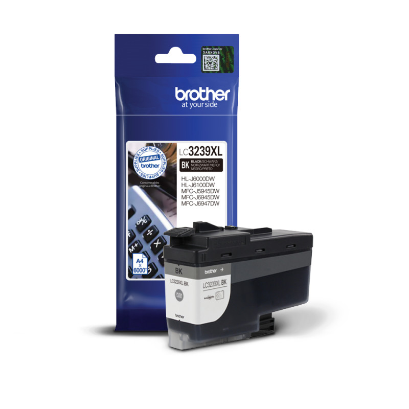 BROTHER - LC-3239XLBK, (inkoust black, 6 000 str.)