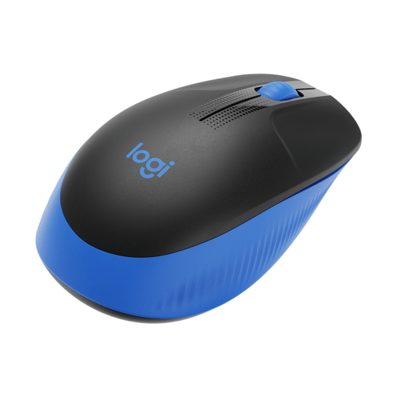LOGITECH OEM - Logitech M190/Kancelárska/Optická/1 000 DPI/Bezdrôtová USB/Čierna-modrá