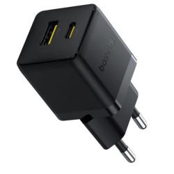 NONAME - Baseus Rýchlonabíjačka do siete Palm 30W 1xUSB-A 1xUSB-C PD QC 3.0 čierna