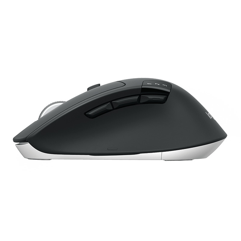 Logitech M720/Ergonomická/Optická/Pre pravákov/1 000 DPI/Bezdrôtová Bluetooth/Čierna