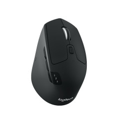 Logitech M720/Ergonomická/Optická/Pre pravákov/1 000 DPI/Bezdrôtová Bluetooth/Čierna