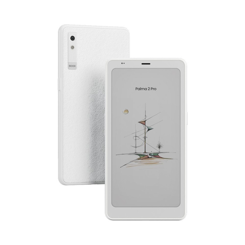 E-book ONYX BOOX PALMA 2 PRE COLOR, biela, 6,13'', 128GB, Dual SIM, GPS, Bluetooth, Android 15.0, E-in