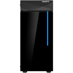 GIGABYTE AORUS C200/Midi Tower/Transpar./Čierna