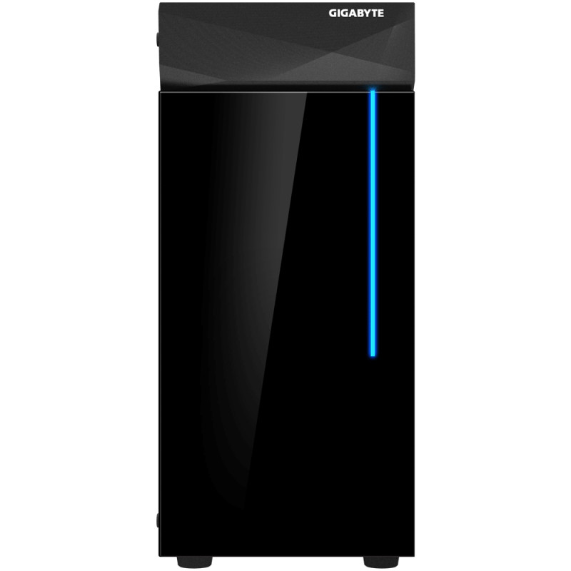 GIGABYTE AORUS C200/Midi Tower/Transpar./Čierna