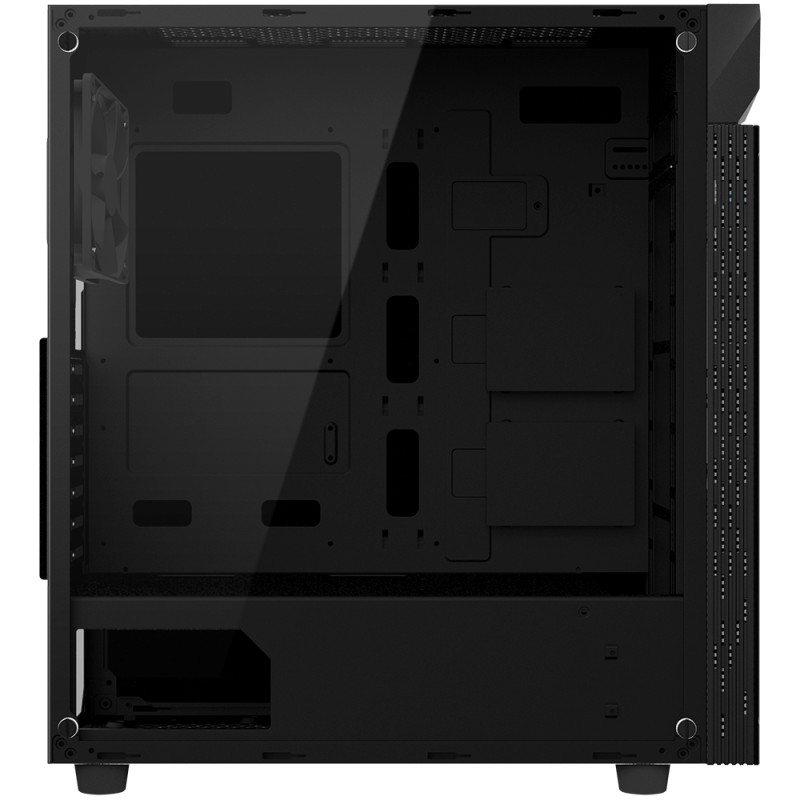 GIGABYTE AORUS C200/Midi Tower/Transpar./Čierna