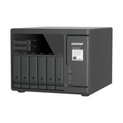 QNAP TVS-h877AX-R5-16G (AMD Ryzen 5, 16GB DDR5 RAM, 6x 3,5'' + 4x 2,5'', 3x PCIe, 2x 2,5GbE, 2x 10GbE)