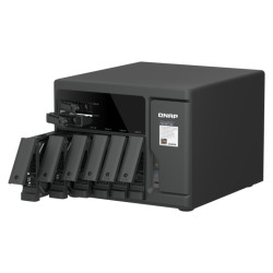 QNAP TVS-h877AX-R5-16G (AMD Ryzen 5, 16GB DDR5 RAM, 6x 3,5'' + 4x 2,5'', 3x PCIe, 2x 2,5GbE, 2x 10GbE)