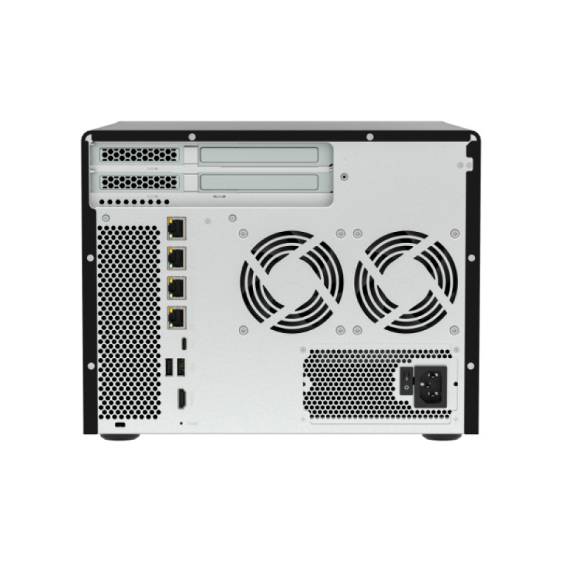 QNAP TVS-h877AX-R5-16G (AMD Ryzen 5, 16GB DDR5 RAM, 6x 3,5'' + 4x 2,5'', 3x PCIe, 2x 2,5GbE, 2x 10GbE)