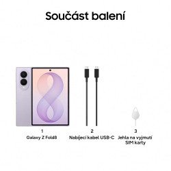 Samsung Galaxy Z Fold 8/12GB/512GB/Lavender