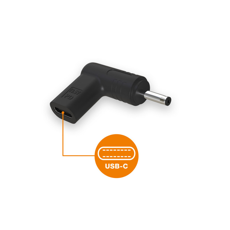 Aligator USB-C napájacia redukcia 3,0 x 1,0 mm pre notebooky Acer/Samsung