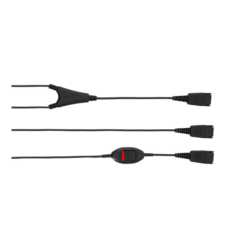 Jabra Supervisor Y-cord, QD-2xQD (mute switch)