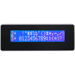 VIRTUOS - LCD displej zákaznícky LCM 20x2 pre AerPOS, čierna