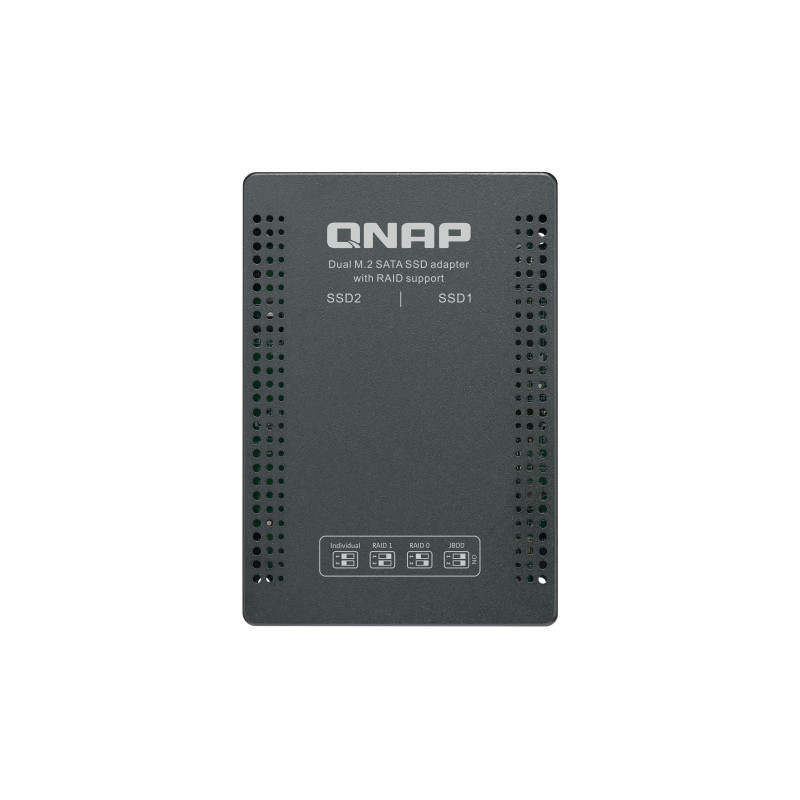 QNAP adaptér QDA-A2MAR (2x M.2 SSD SATA sloty v 2,5'' SATA rámčeku)