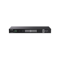 Tenda TEG1120P-16-250W PoE+ Gigabit switch 16x 1Gb/s PoE+ 802.3af/at + 2x SFP + 2x RJ45, 230W, Rack