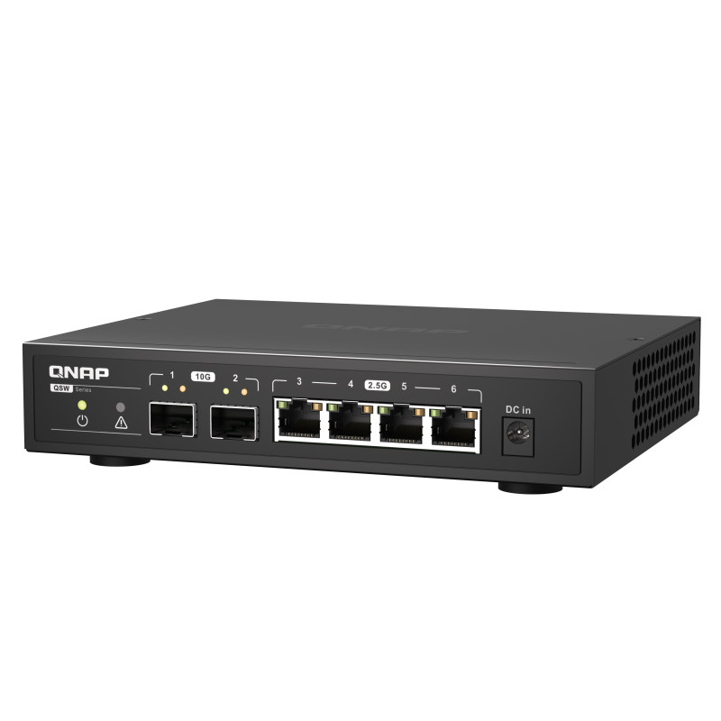 QNAP switch QSW-2104-2S (4x 2,5GbE RJ45 a 2x 10GbE SFP+)