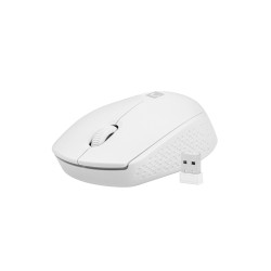 Myš Natec STORK/Kancelárska/Optická/1 600 DPI/Bezdrôtová USB/Biela