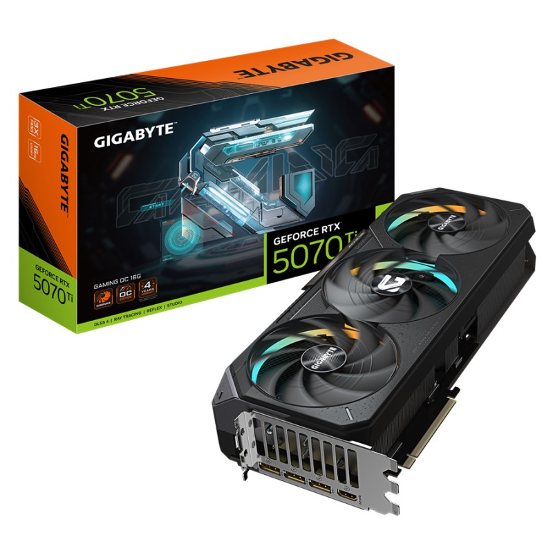 GIGABYTE GeForce RTX 5070 Ti/Gaming/OC/16GB/GDDR7