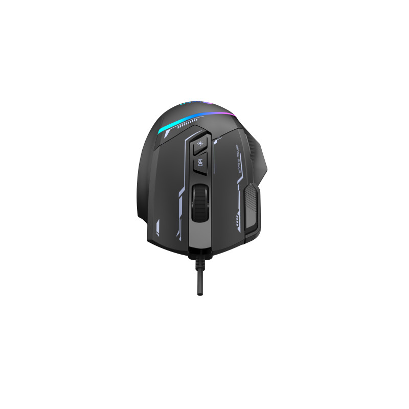 Herná myš C-TECH Zyra (GM-16), 7200 DPI, RGB, USB