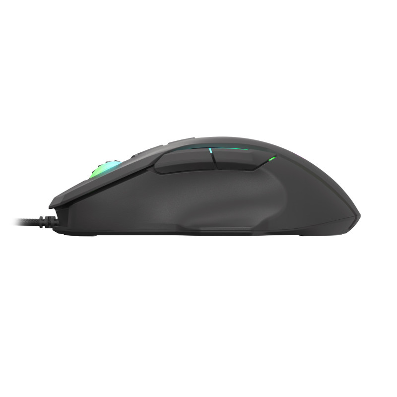 Genesis herná optická myš XENON 220 G2/RGB/Herná/Optická/Pre pravákov/12 400 DPI/Drôtová USB/Čierna