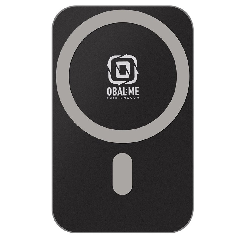OBAL:ME MagNetix Plate Bezdrôtový Nabíjací Držiak do Auta 15W Black