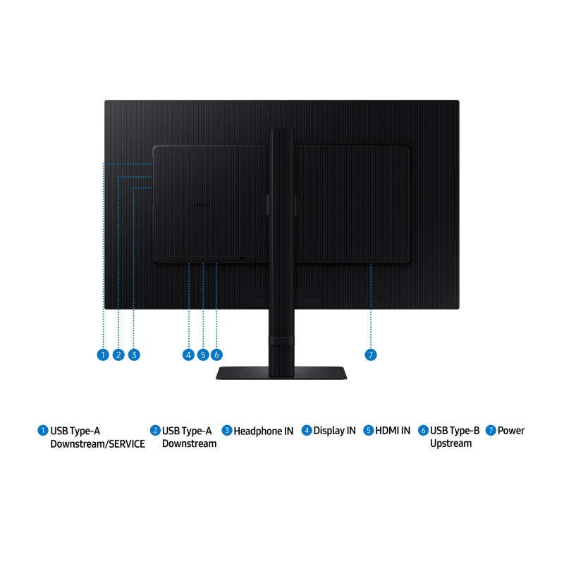 Samsung ViewFinity S8/S80D/27''/IPS/4K UHD/60Hz/5ms/Black/2R