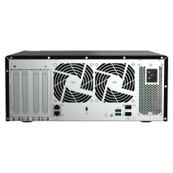 QNAP QAI-h1290FX-7302P-128G (AMD EPYC, 128GB ECC RAM, 12x 2,5'' U.2, 2x M.2 NVMe, 2x 2,5Gb, 2x 25Gb)