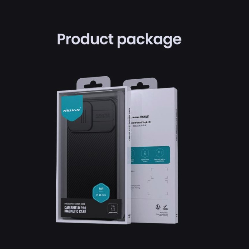 Nillkin CamShield PRE Magnetic Zadný Kryt pre Apple iPhone 16 Pre Dark Green