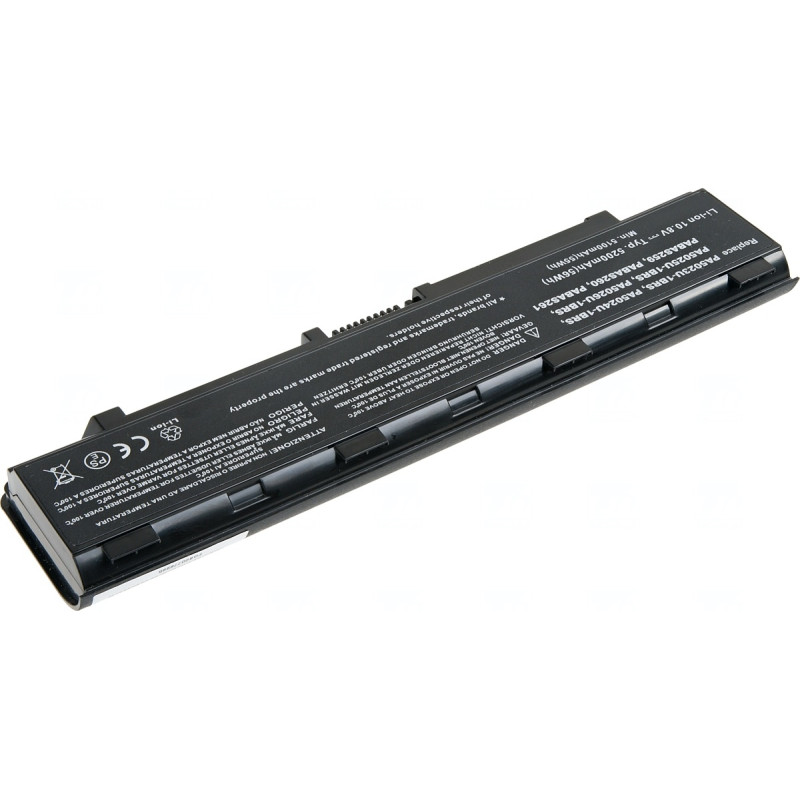 Batérie T6 Power pre Toshiba Satellite C50, C70, C800, C850, L70, L800, P800, 5200mAh, 56Wh, 6cell