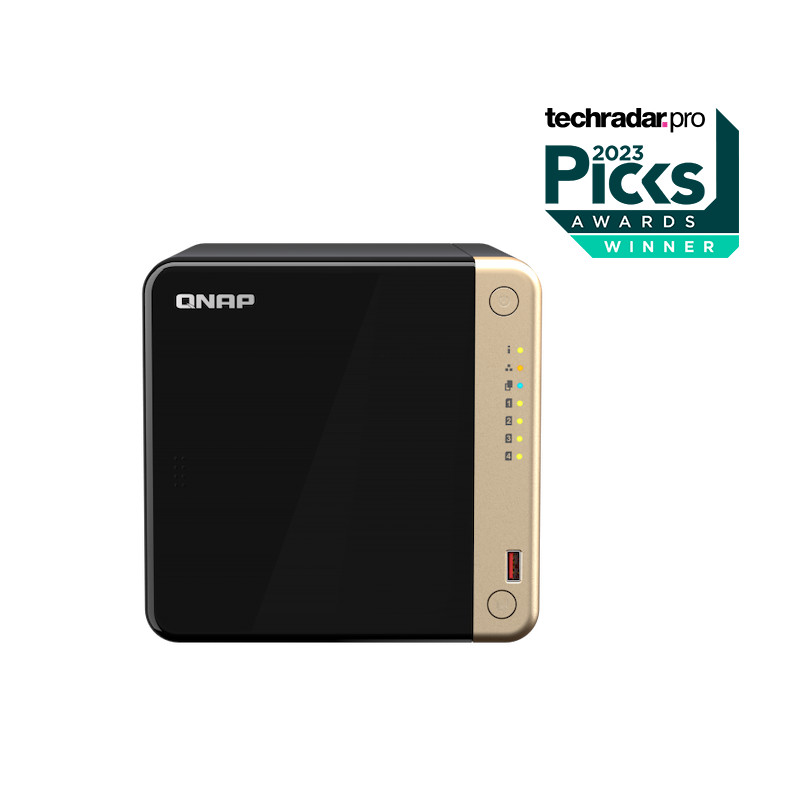 QNAP TS-464-8G (4core 2,9 GHz, 8GB RAM, 4xSATA, 2x M.2 NVM slot, 1xPCIe, 1xHDMI 4K, 2x2,5GbE, 4xUSB)