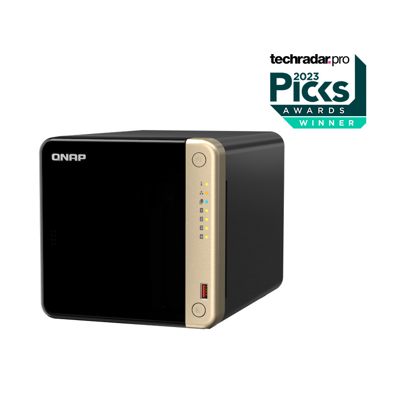 QNAP TS-464-8G (4core 2,9 GHz, 8GB RAM, 4xSATA, 2x M.2 NVM slot, 1xPCIe, 1xHDMI 4K, 2x2,5GbE, 4xUSB)