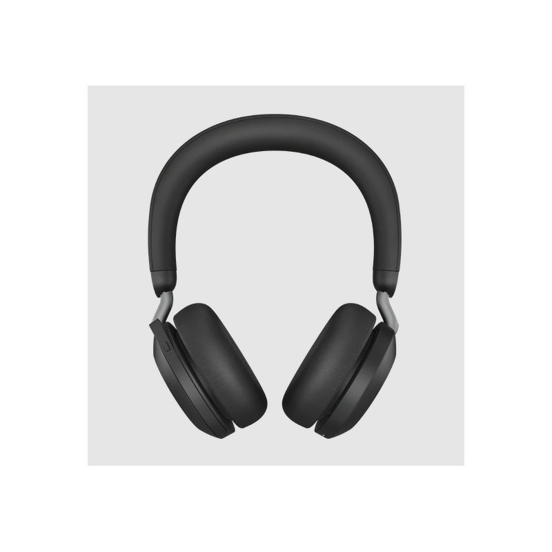 Jabra Evolve2 75/Stereo/ANC/USB-C/BT/Bezdrať/Stand/Béžová