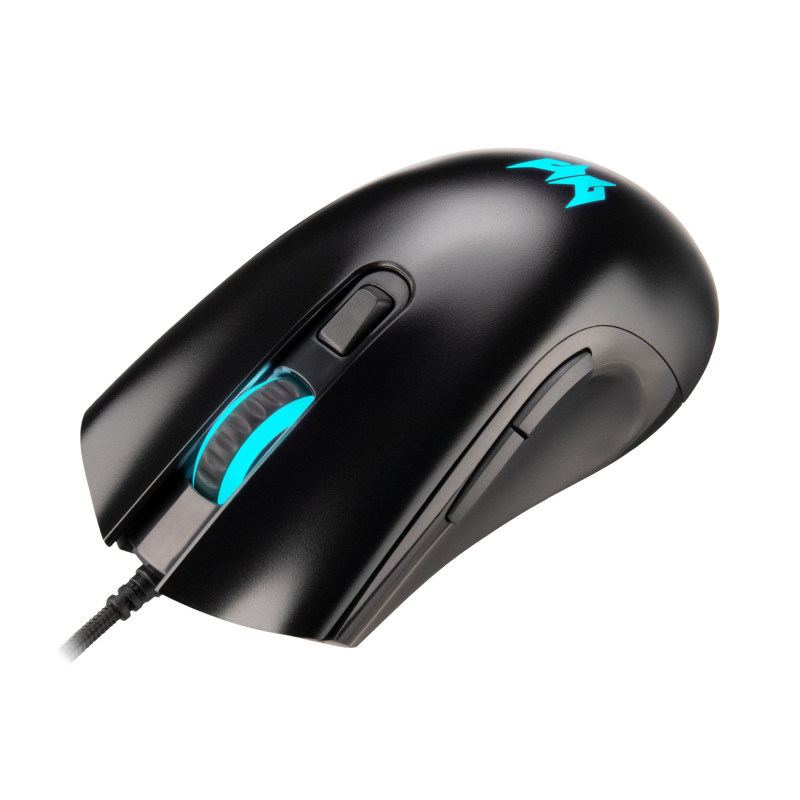 Acer Predator Cestus 333/Herná/Optická/Pre pravákov/16 000 DPI/Drôtové USB-A/Čierna