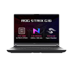 ASUS ROG Strix G16/G615LM-S5382Z/U9-275HX/16''/2560x1600/32GB/1TB/RTX 5060/bez OS/Gray/2R