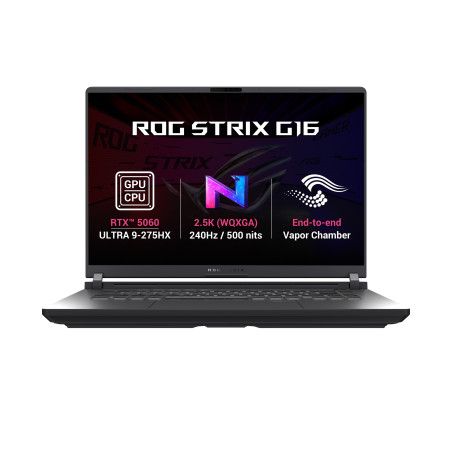ASUS ROG Strix G16/G615LM-S5382Z/U9-275HX/16''/2560x1600/32GB/1TB/RTX 5060/bez OS/Gray/2R