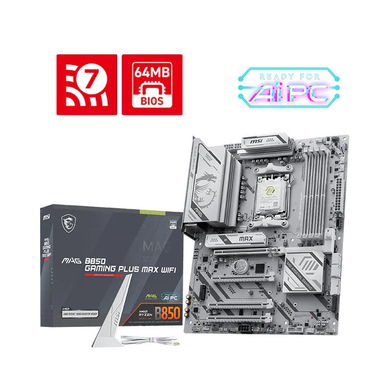 MSI MAG B850 GAMING PLUS MAX WIFI/AM5/ATX
