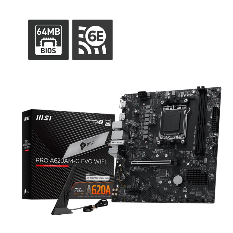 MSI PRE A620AM-G EVO WIFI/AM5/mATX