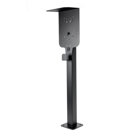 Platinet univerzálny stojan so strieškou PEVSTANDUNI pre Wallboxy, pozink, držiak kábla, 130cm, čierna
