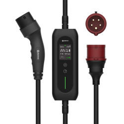 Platinet Smart prenosná EV nabíjačka PPCW5M22 22kW (32A), Wi-Fi, CEE 5-pin/Type 2, dĺžka 5m, čierna