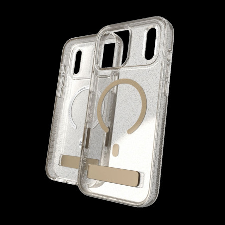 Case Milan Snap with Kickstand pre Apple iPhone 18 Pro / 17 Pro - Glitter Gold