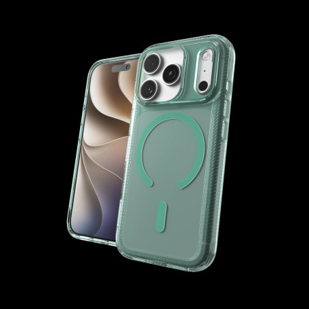 Case Luxe Snap pre Apple iPhone 18 Pro / 17 Pro - Jelly Mint (Tinted)