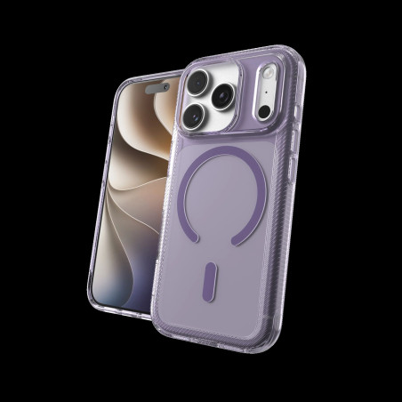 Case Luxe Snap pre Apple iPhone 18 Pro / 17 Pro - Purple (Tinted)