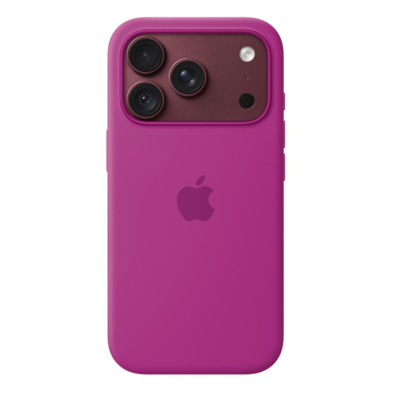 iPhone 18 Pro Silicone Case with MS - Magenta