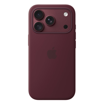 iPhone 18 Pro Silicone Case with MS - Burgundy