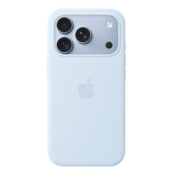 iPhone 18 Pro Silicone Case with MS - Crisp Blue
