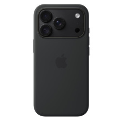 iPhone 18 Pro Silicone Case with MS - Black