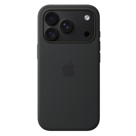 iPhone 18 Pro Silicone Case with MS - Black
