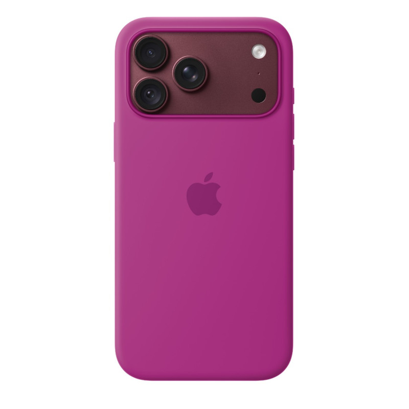 iPhone 18 Pro Max Silicone Case with MS - Magenta